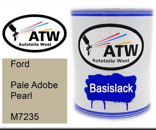 Ford, Pale Adobe Pearl, M7235: 1L Lackdose, von ATW Autoteile West.